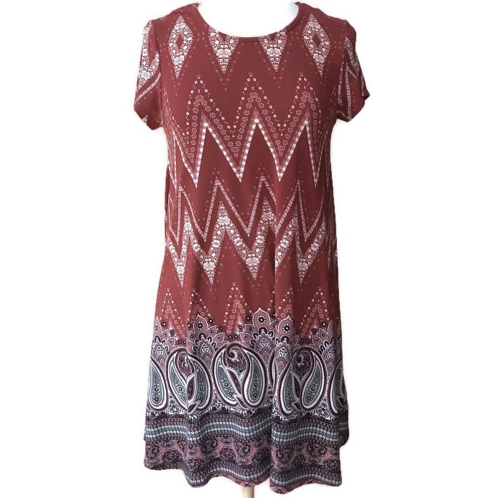2/$35 Paisley Flare Dress
